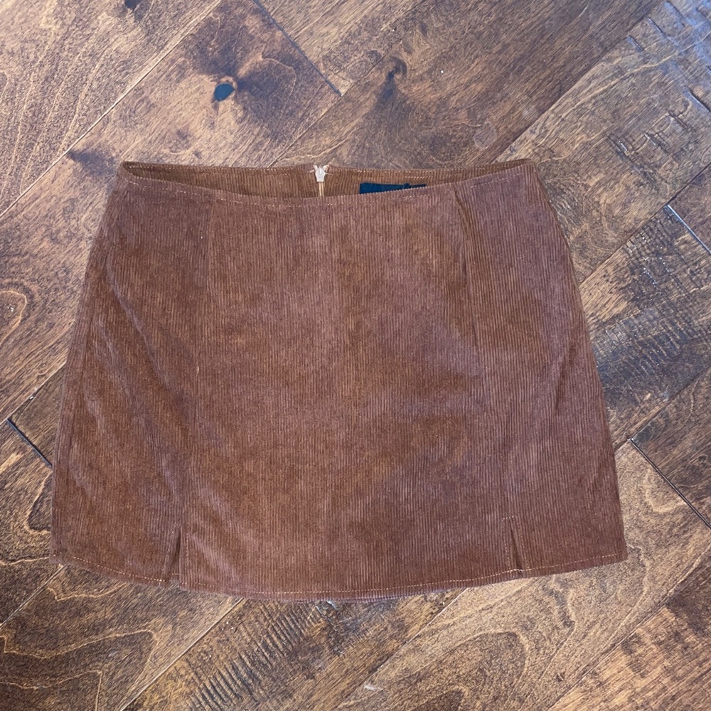Cider Corduroy Mini Skort